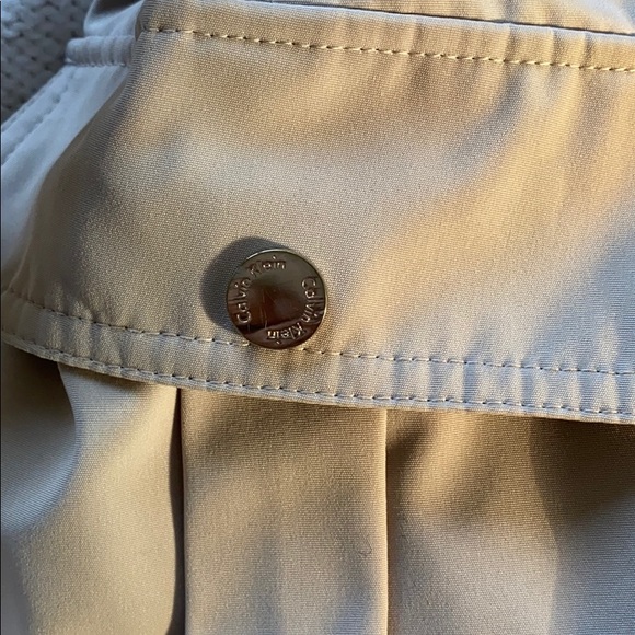 Calvin Klein Tan Trench Coat - Picture 2 of 8